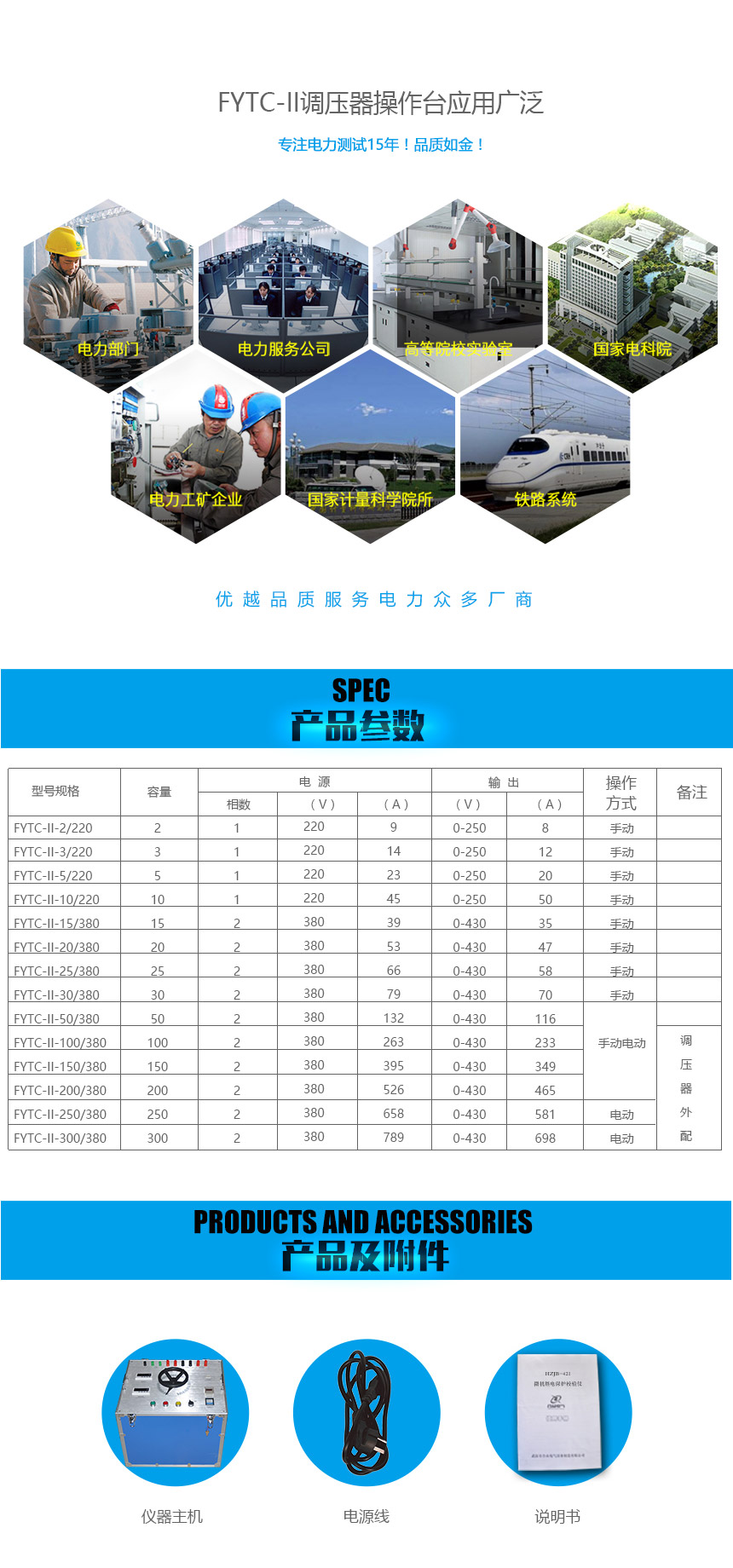 試驗變壓器調(diào)壓器操作臺